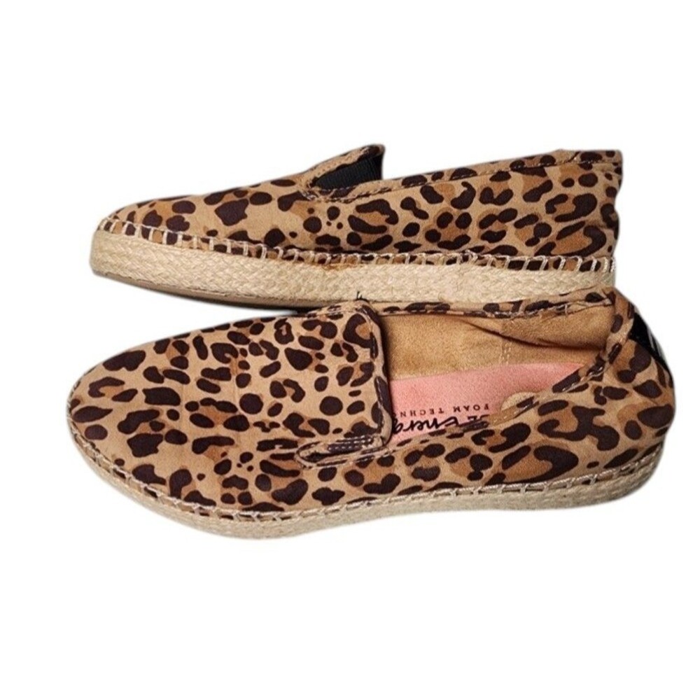 Dr.Scholls 'Find Me' Loafers Leopard Size 7.5 Be Energized Insole Jute Wrapped - Picture 4 of 8